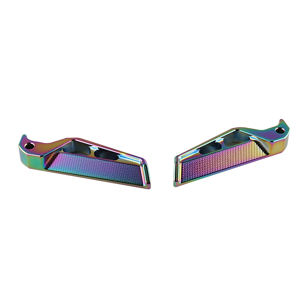 Универсальные подножки для мотоцикла, подножки из алюминиевого сплава, титановые прочные колодки для Yamaha Tmax530, аксессуары для мотоциклов