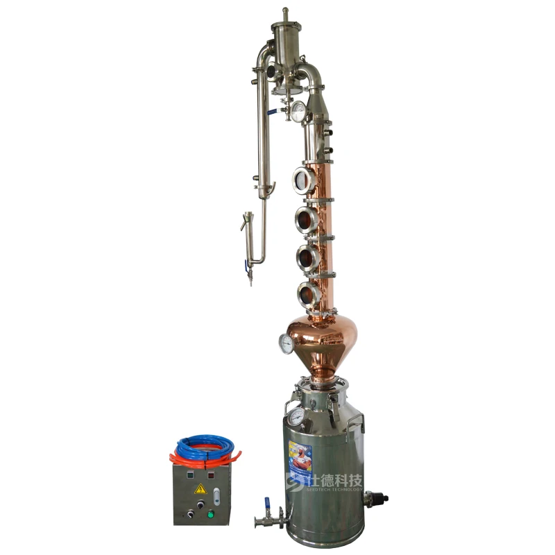 Alcoholl Distillated Machine Electric Ethyl Alcohol Distillation Equipment Complete Spirits Vodka Water Distillery Equipment