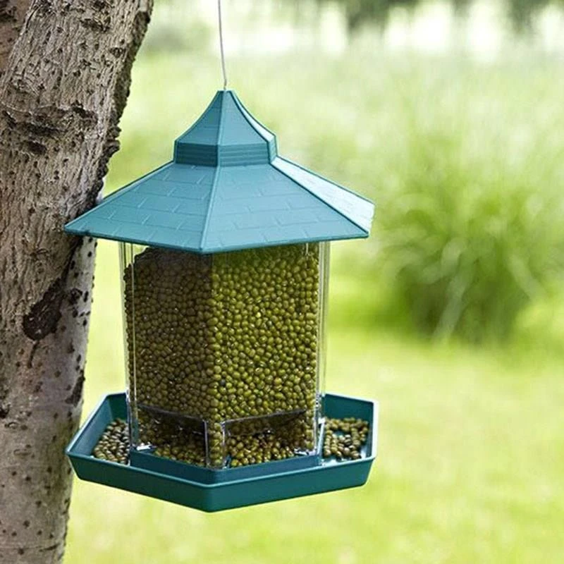 Bird Automatic Pet Feeder Hanging for Garden