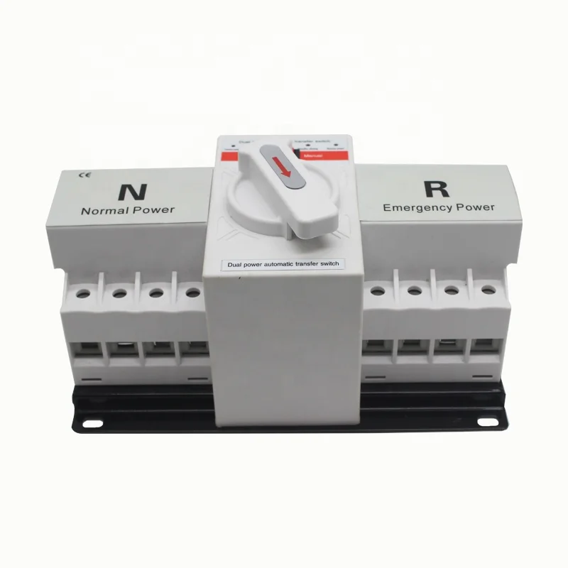 Высококачественный автоматический переключатель передачи данных cb типа 220 В 3P/4P 10A 20A 25A 32A ATS 40A 50A 63A