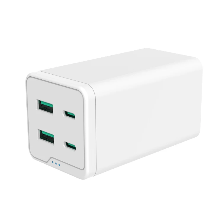 CE PSE USB-C Charger 120W GaN III 4-Port Type- C Charging Station 100W via USBC PD Type C Fast Charging Hub for Laptops