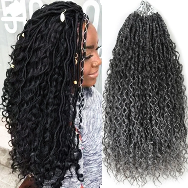 Искусственные волосы для вязания крючком в коробке, богиня река лоскут, 20 корней, 100 г, волнистые цыганские локоны, бабочки, натянутые плетеные волосы