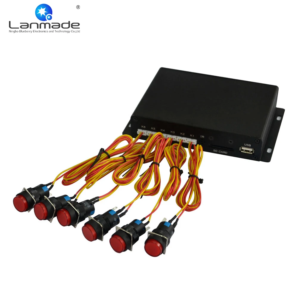 MPC1005 Full HD 1920*1080P RS232 Кнопка оптическая Коаксиальная HDMI USB SD пользовательское управление цифровая вывеска рекламный видеоплеер