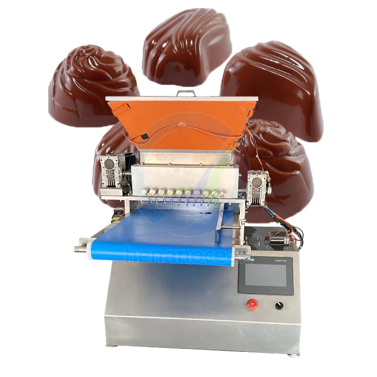 OCEAN Cheap Chocolate Sweet Ginger Quarter Deposit Pour Make Chain Die Form of Candy Machine