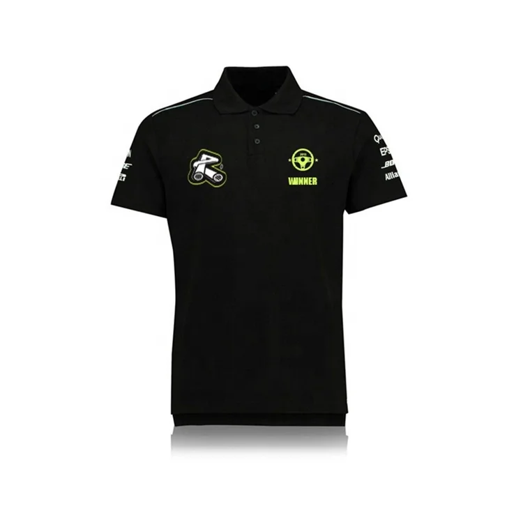 High Quality Car Racing Club Team Wear Shirt Graphic T Shirts Racing Polo Shirt For Car Motorsports