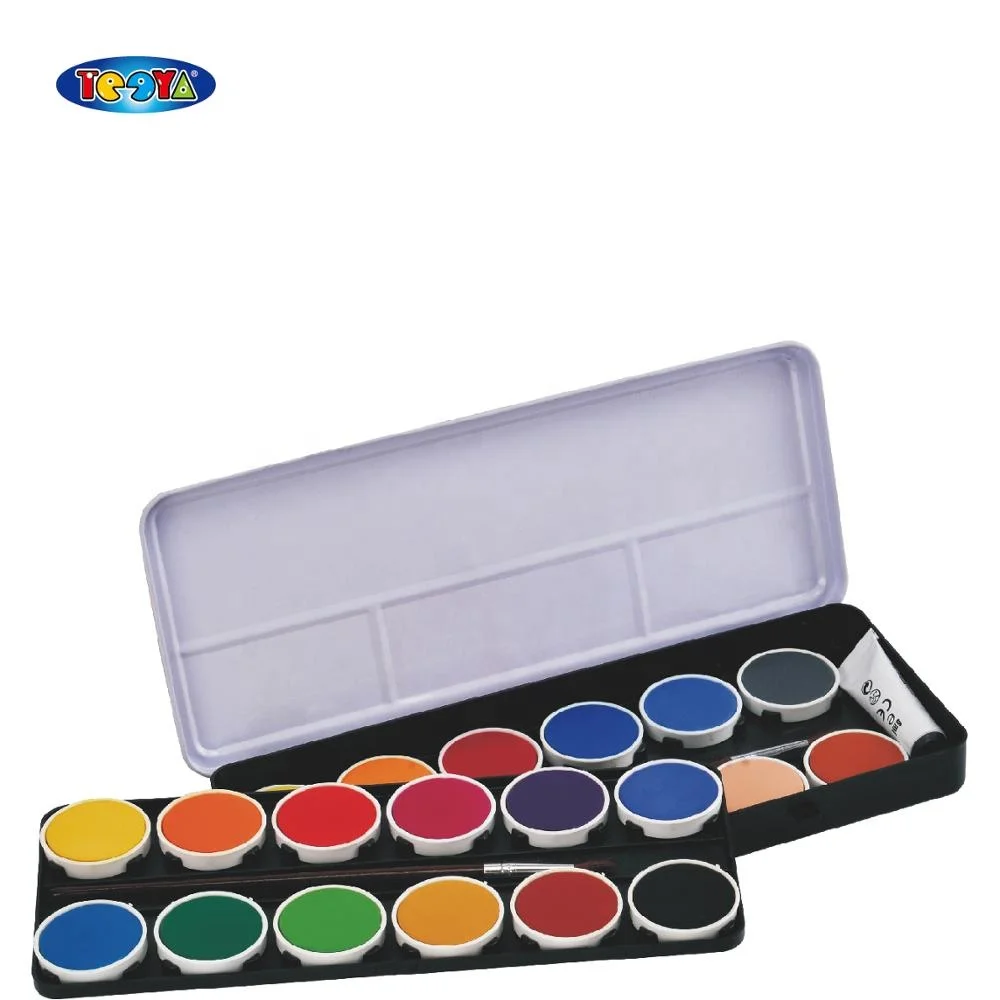 28 COLOR WATERCOLOR SIZED IN 28MM PACKED IN COLOR BOX WITH PAPER COLLAR