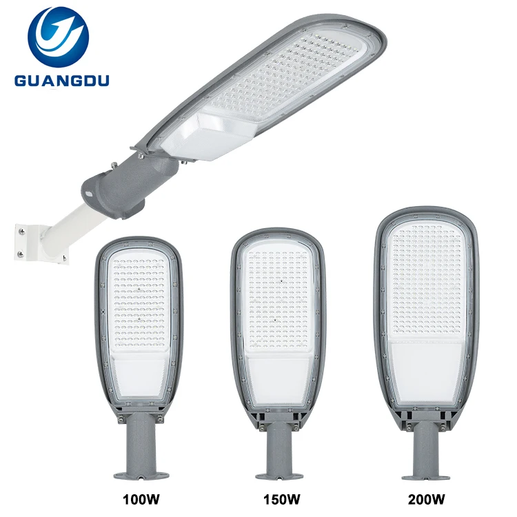 High Quality Outdoor IP65 Waterproof Aluminum Housing 100w 150w 200w Adjustable Led Street Light