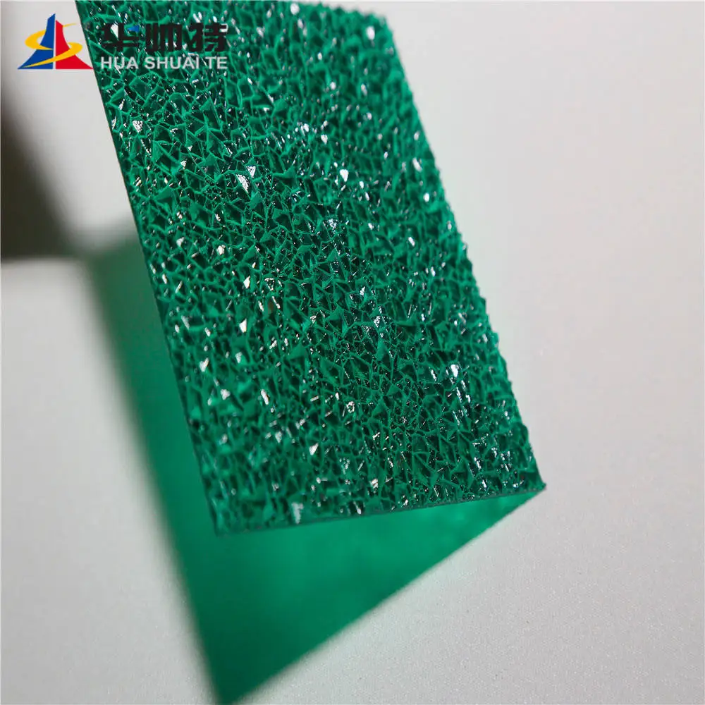 Raw material pc embossed polycarbonate embossed sheet
