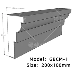 EPS Eave Cornice Eps Board Production Line Eave Line Foam Moldings Easy To Install Eps Cornices Source manufacturers