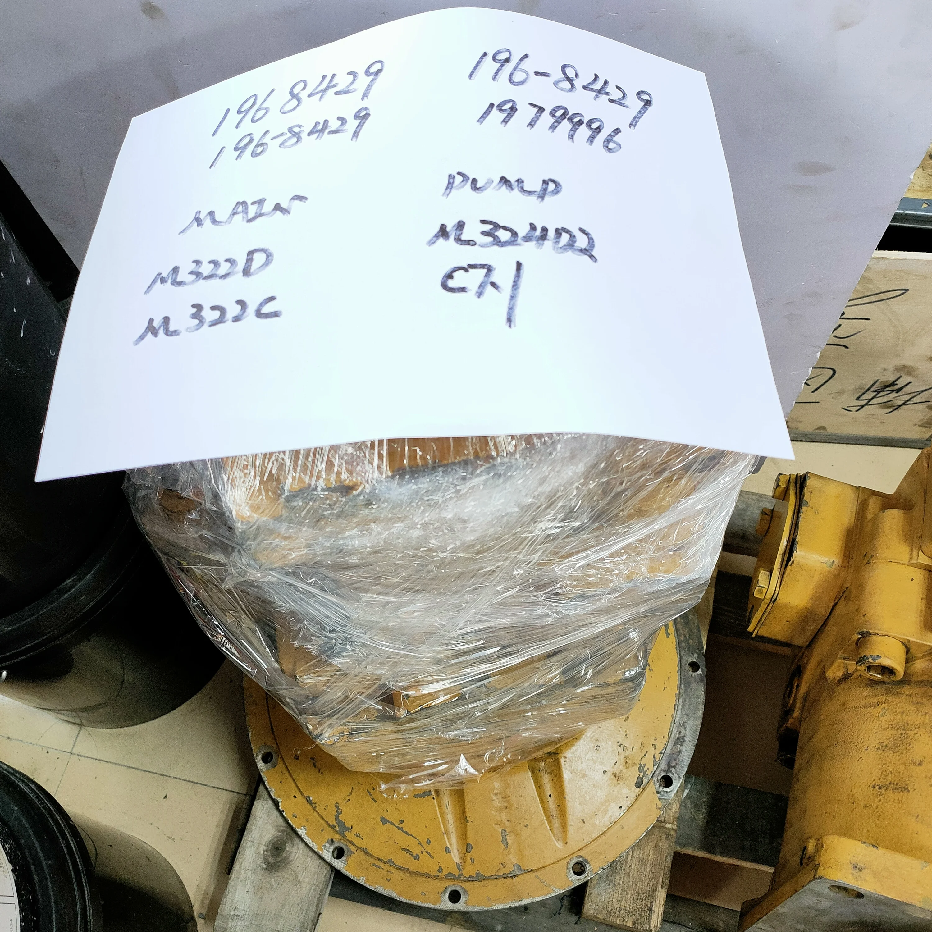 Good Condition HYDRAULIC MAIN PUMP 196-8429 197-9996 PUMP ASSY for M322D M324D M322C