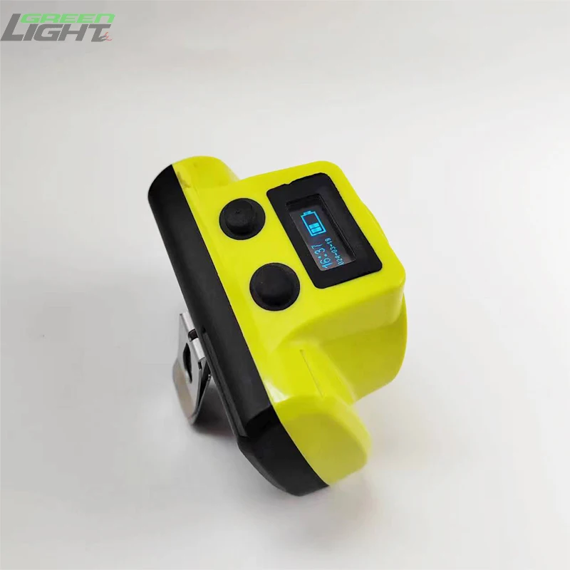 New Technology Mining Helmet Light Underground Miners Lamp 25000 lux Rechargeable Led Miner Cap Lamp for RFID Tracking Tag