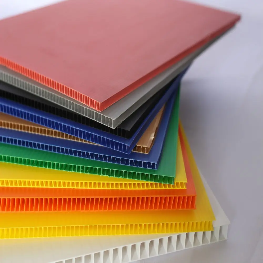 Fast delivery factory supply 2mm corflute corrugated PP sheets for floor protection