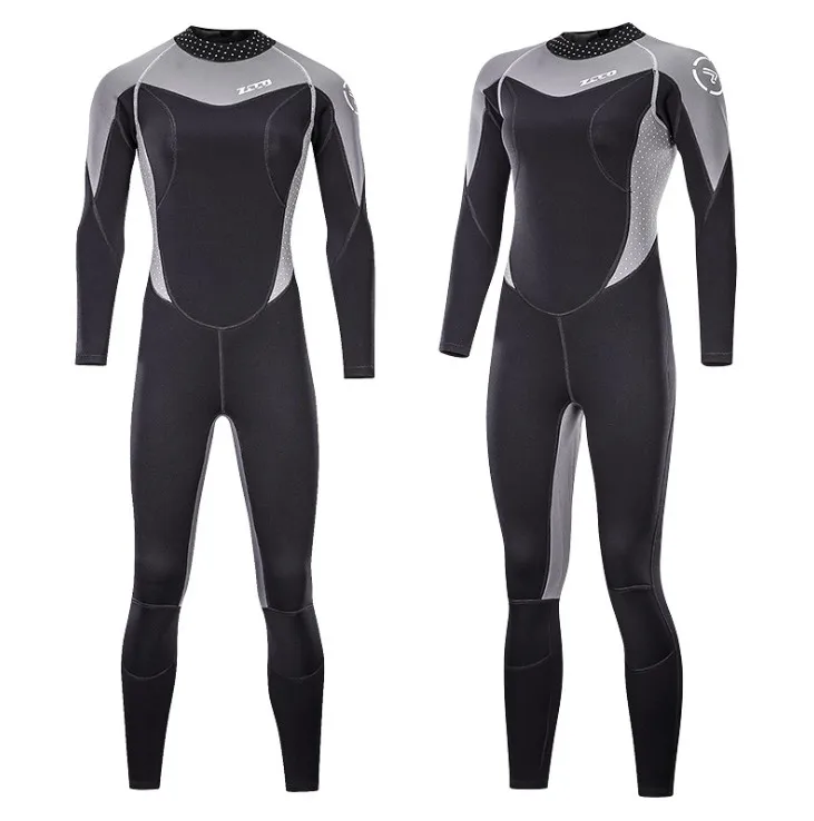 1.5mm neoprene Wetsuits for women Neoprene Long Sleeve Full Diving Wetsuit