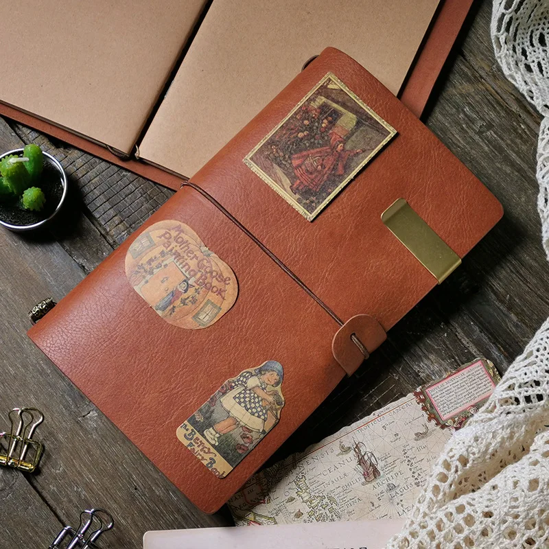 Genuine Leather Customize Journal Refillable Handmade traveler notebook Antique Handmade Vintage Leather Journal notebook