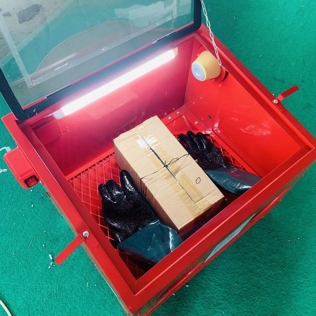 Industrial Sandblast Cabinet Mobile Sandblasting Equipment for