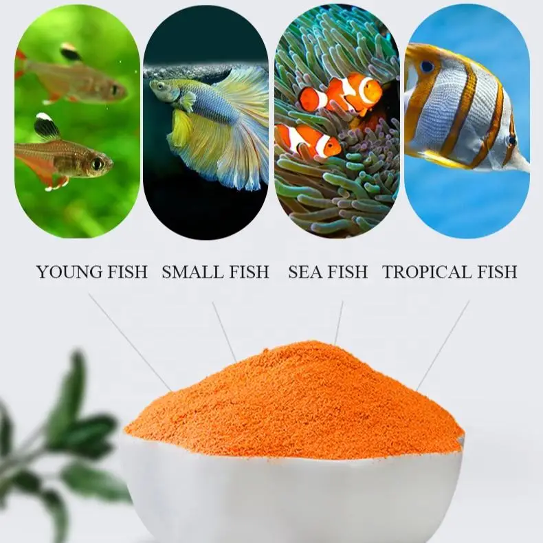 YEE Hot Sale Aquatic Small Fish Feed Brine Shrimp Eggs Stomach Protect Aquarium Balance Nutrition
