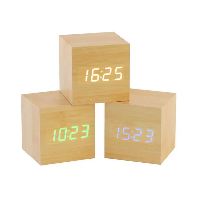 Multi-Functional Back To School Bamboo Pencil Box Double Layer Kids Wooden Pen Box