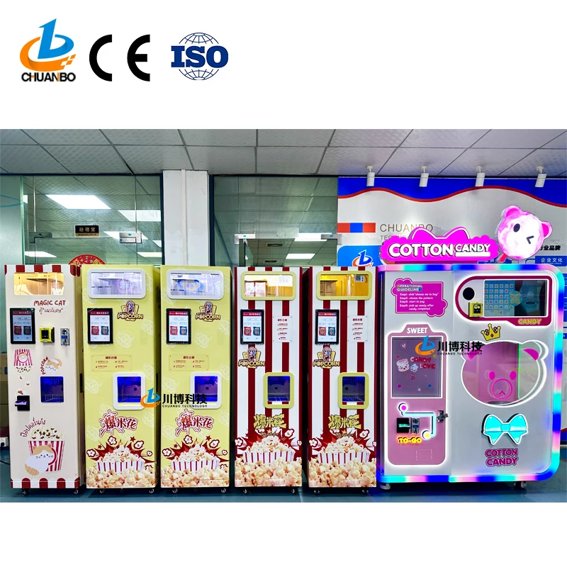 NEW popcorn vending machine delicious health popcorn making fun automatic machine popcorn vending machine