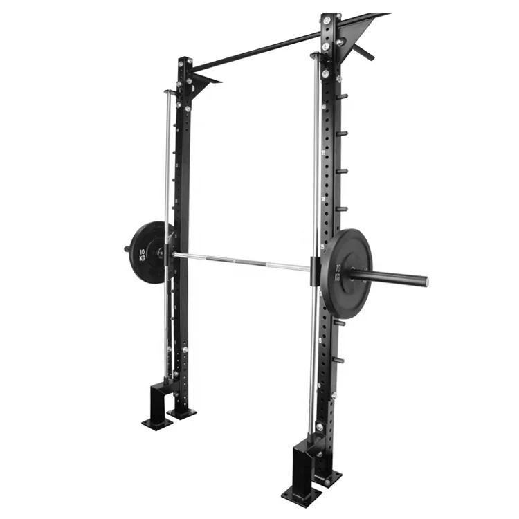 New Wall-Mounted Squat Rack Smith Stand Pull up Bar Multifunctional Gym Equipment Power Cross Fit Rack