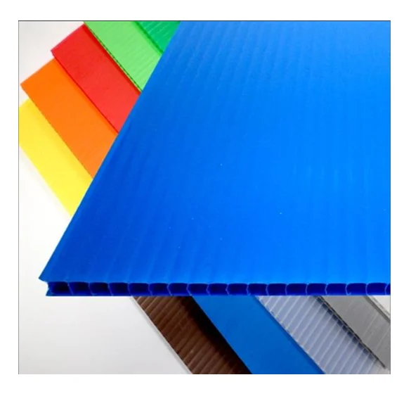 2mm floor protection pp hollow corrugated plastic sheet
