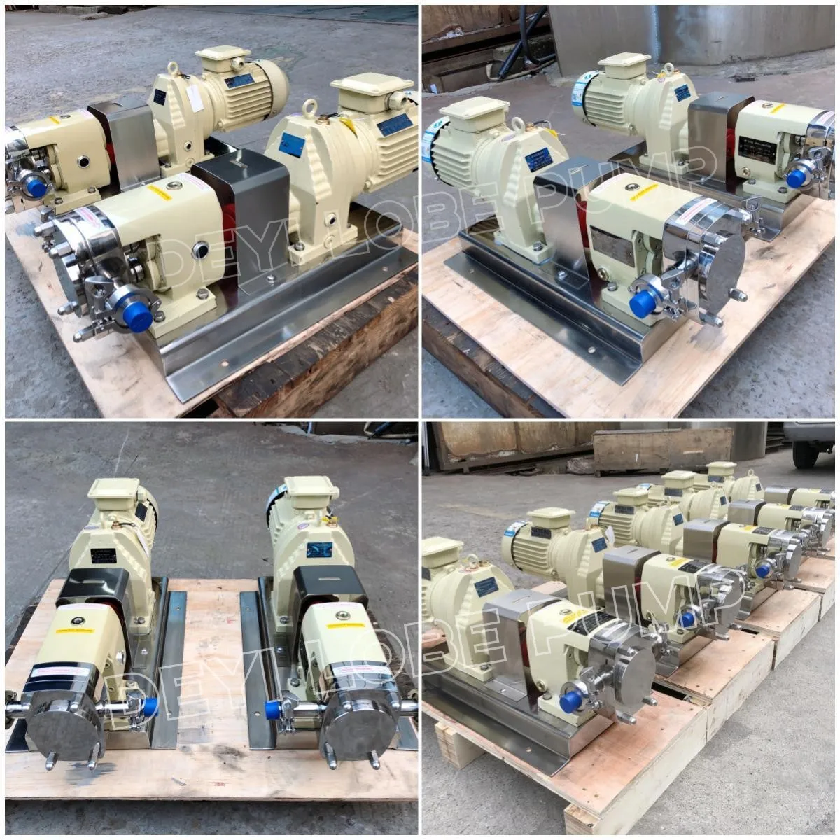 DEYI Hygienic Stainless Steel  Lobular Pump Food Grade Lobe Pump