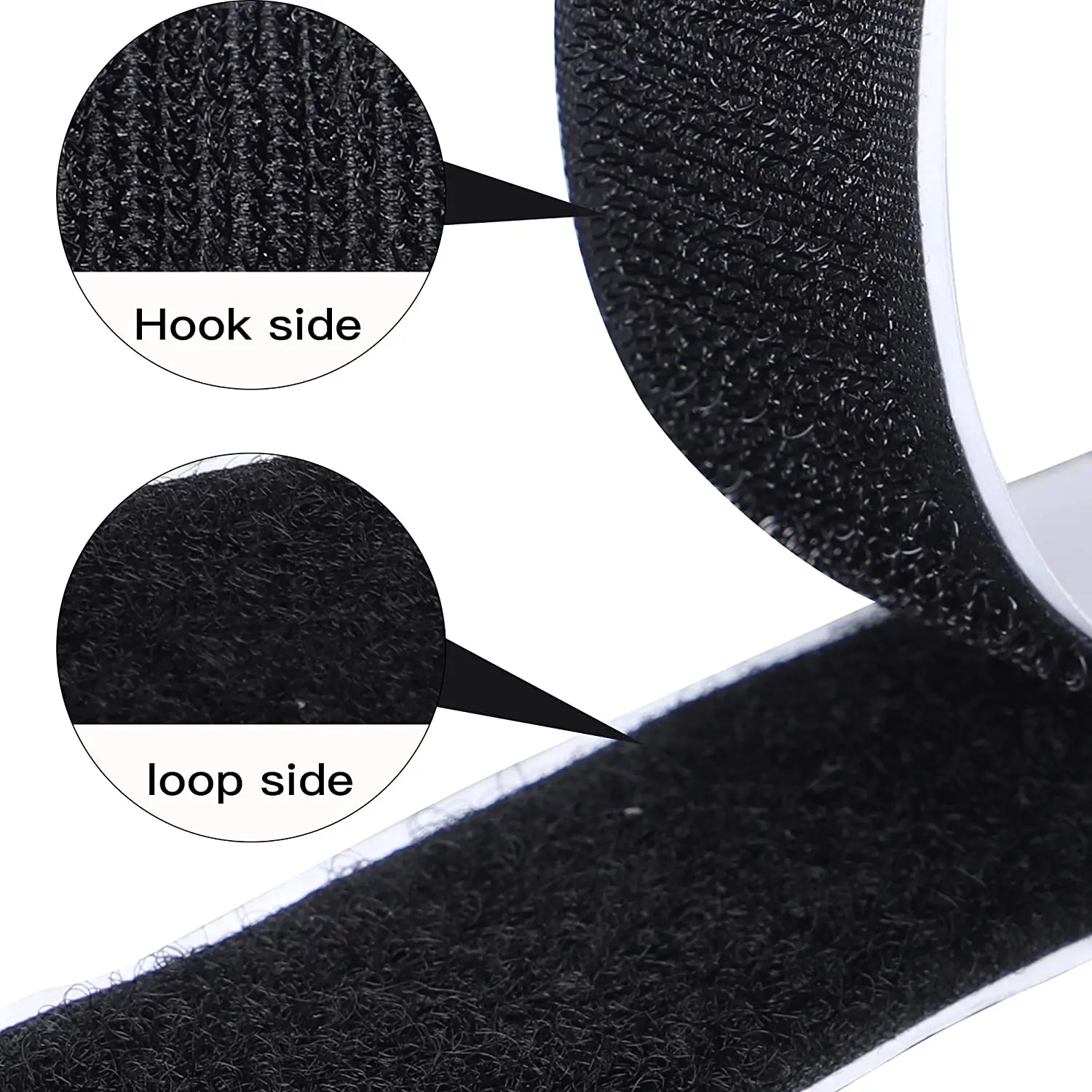 Self-adhesive Velcroes 20mm*25m Manufacturer Self Adhesive Printed Fastener Sticky Back Gum Hook and Loop Tape Supplier