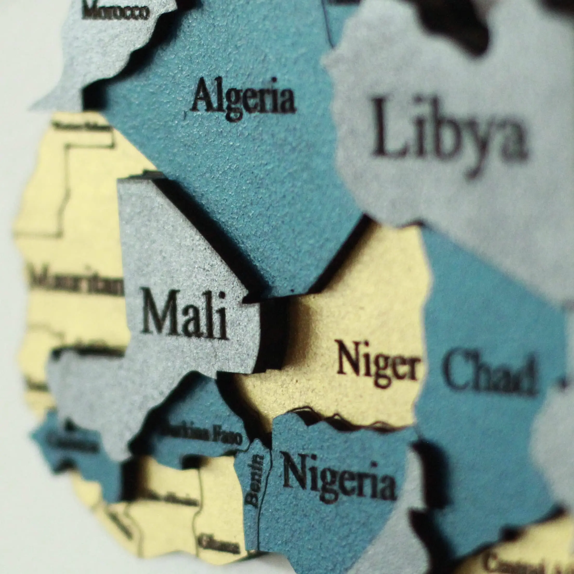 Wholesale Gold Blue Mixed Custom Scratch World Map Wooden World Map