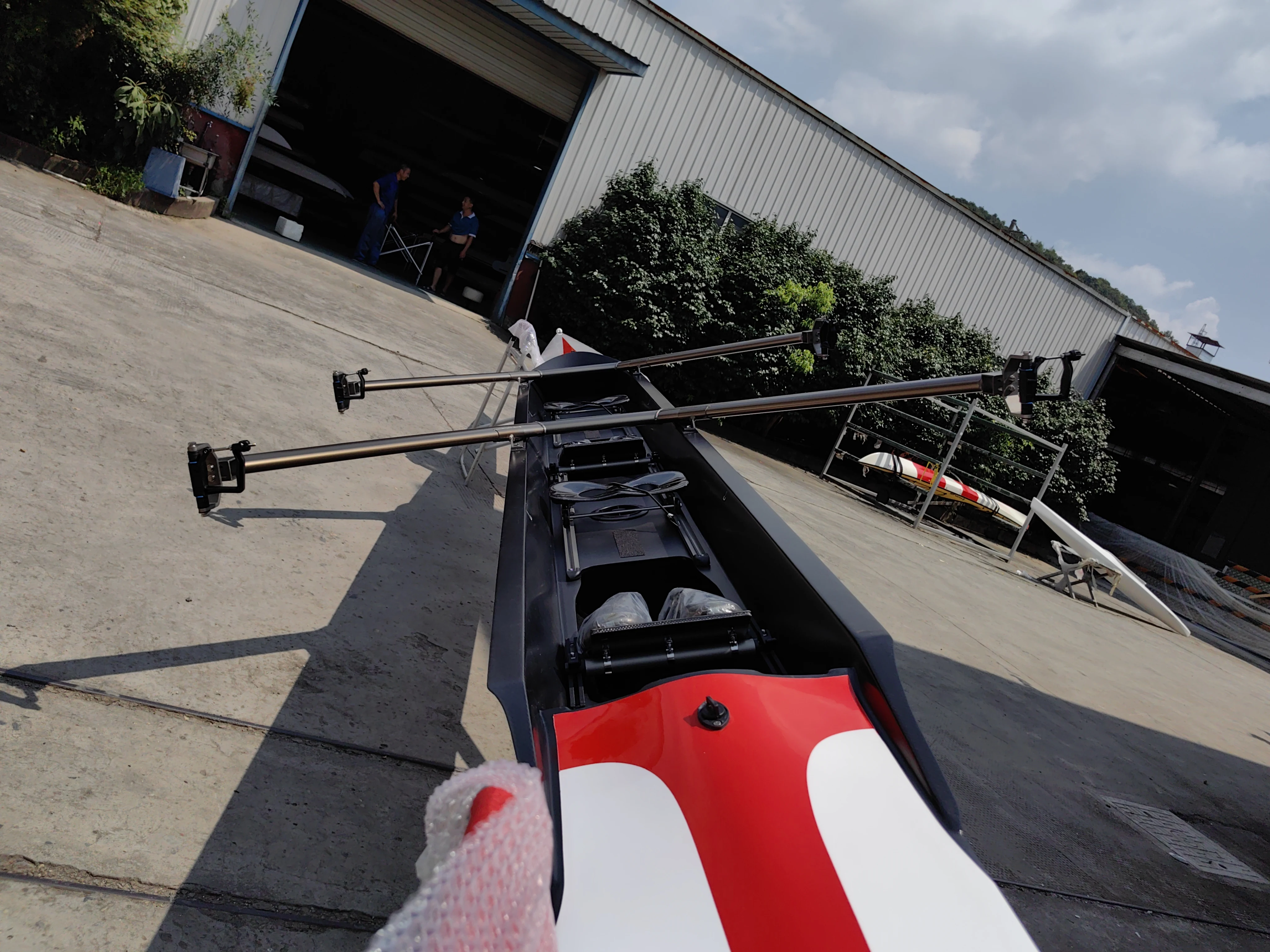 2023 New Customizable Color Carbon fiber competitor rowing boat 2X