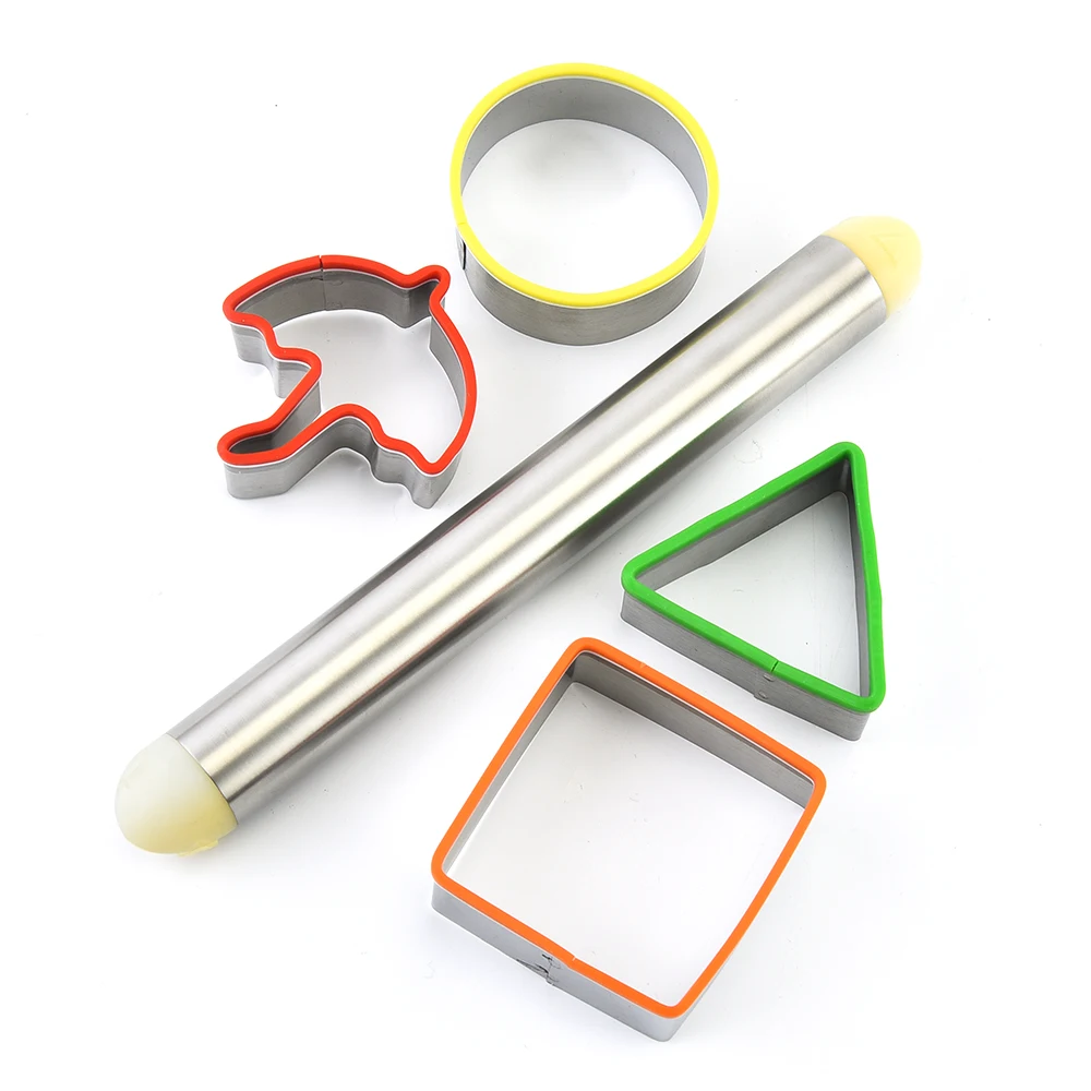 DIY stainless steel metal cookie cutter Home pastry bakeware metal press biscuit cookie cutter set