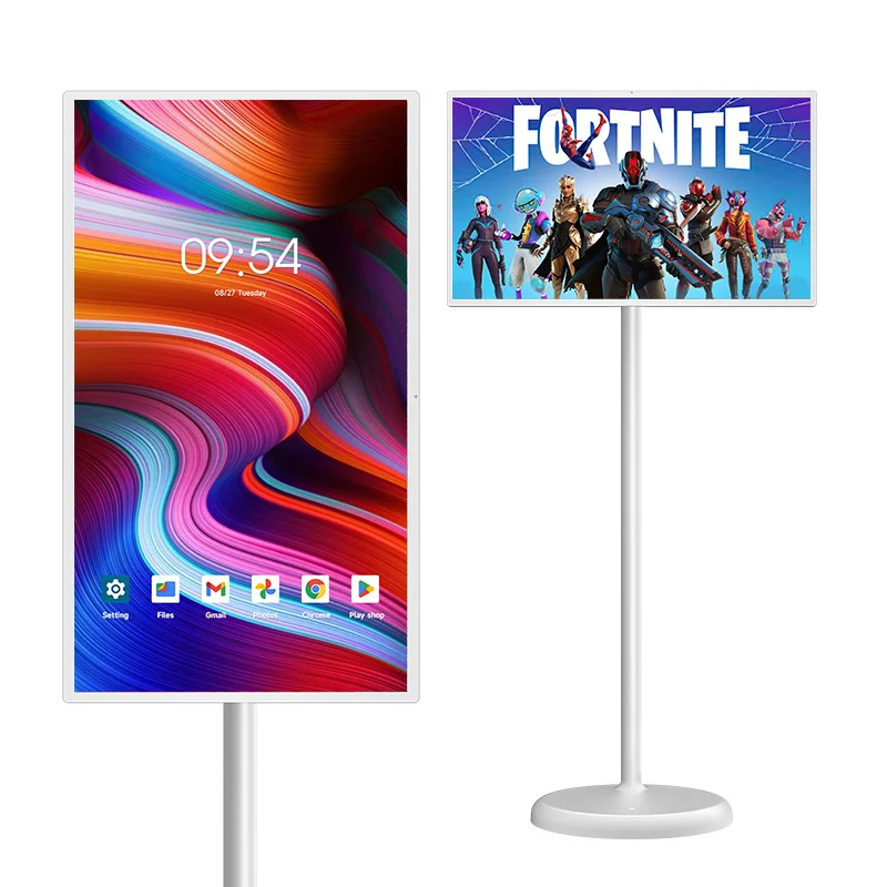 21.5/23.8/27/32 Inch Wireless Smart Portable TV Android Monitor with Built-in 5 or 9H Battery Life Touch Screen LCD Display