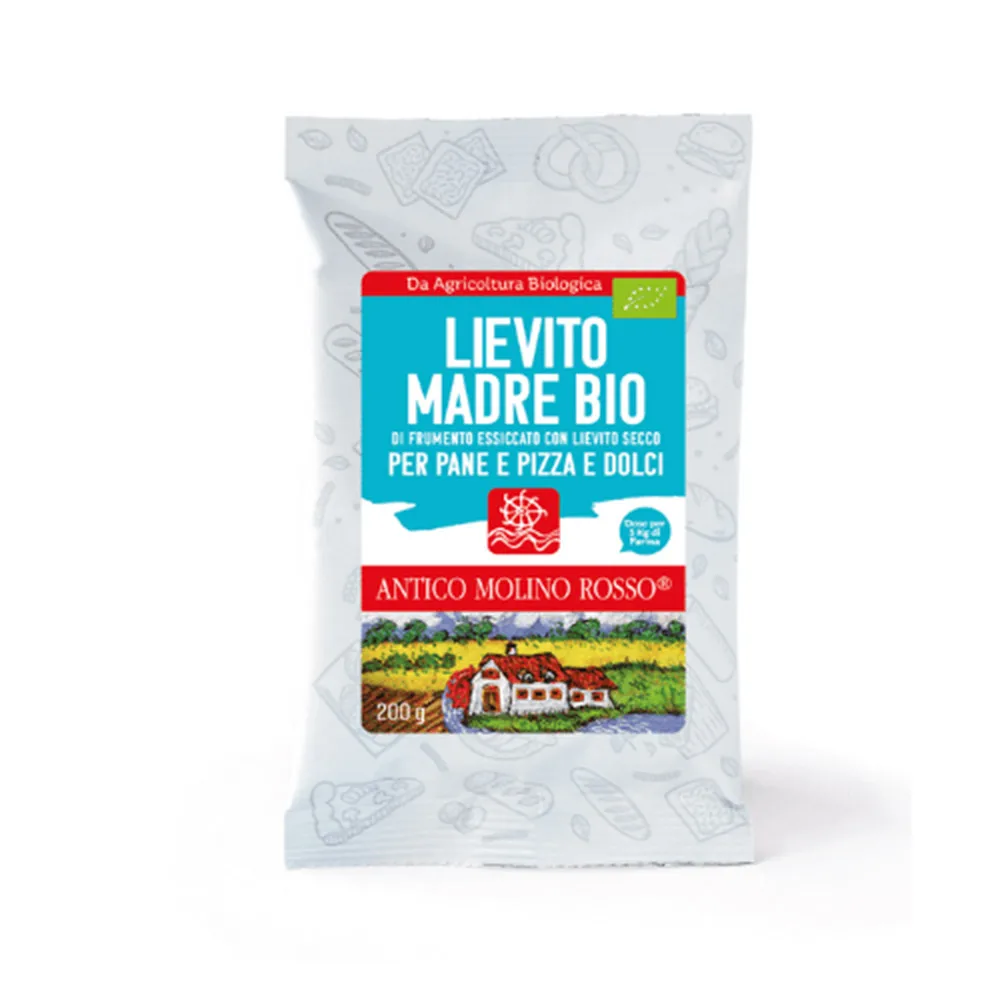 Best Sale Italian Brand 80g Soft Wheat Flour Cylinder Grinding Dried Soudough for Pizza Bread Packaged in a Bag