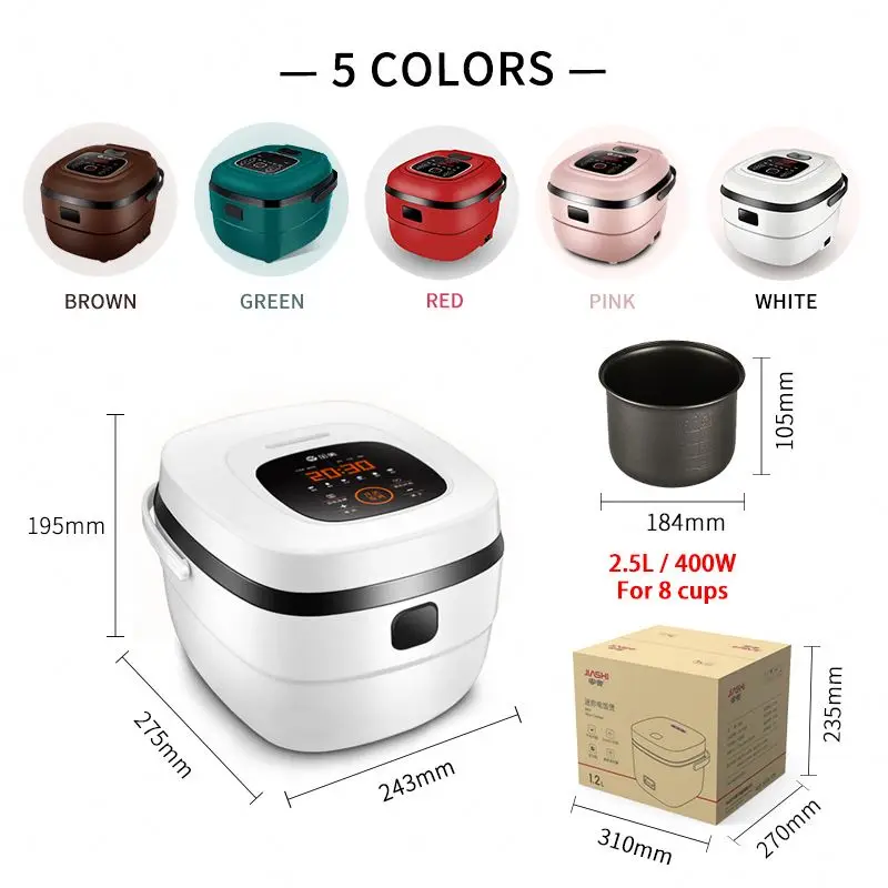 -666 2.5l Portable Electric Rice Cooker Food Heater Portable for office use small household appliances