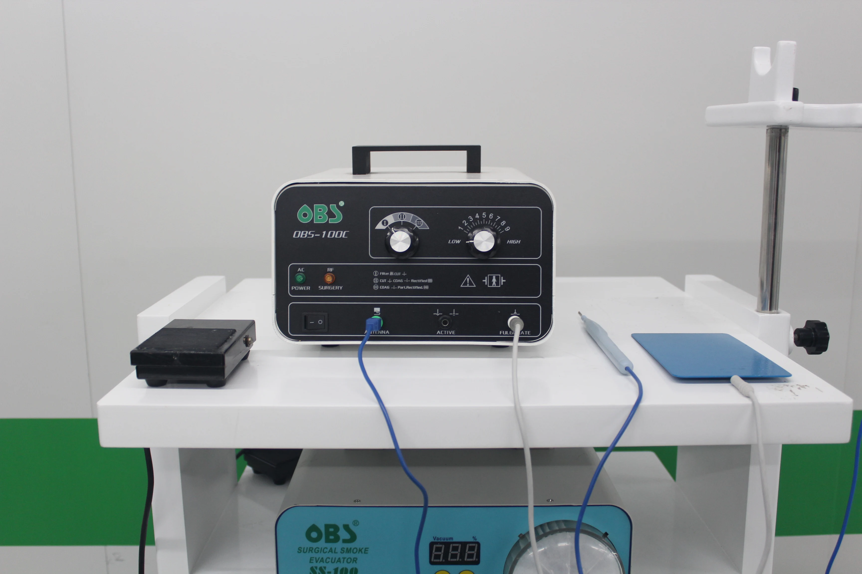 High Frequency CE ISO approved OBS-100C(II) (ESU) coagulator Generator Electrosurgical Unit