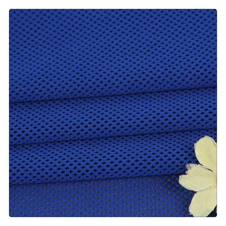 Прямая продажа с фабрики, 100% переработанный полиэфирный трикотаж, 2*2 65 ~ 70 г/м2, рюкзак, сетчатая ткань для сумок