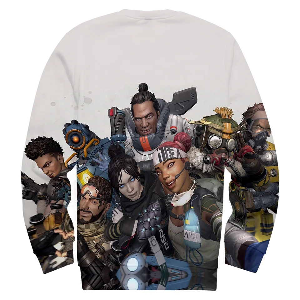 No Moq Mixed Size Designs Sweatshirt In Game Design Print Competitive Price Pull Over Hoodie Wholesale Hoodies Supplier
