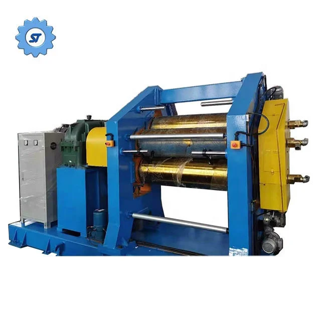 Резиновый лист два ролика три четыре каландр