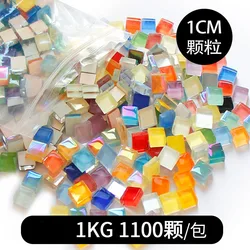 1100 Pieces Mosaic Tiles Squares Crystal Mosaic Stained Glass Kits for Adults Crafts Supplies DIY Picture Frames Handmade