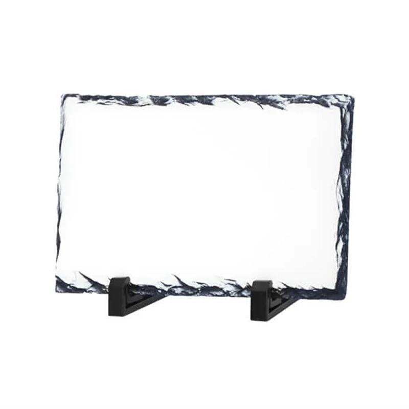 
Rectangle 15*20cm 20*30cm Photo Rock custom picture and logo Sublimation Blanks Rock Slate 