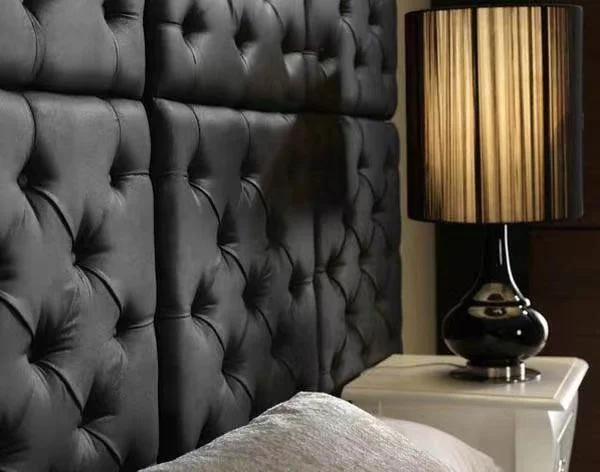 Factory Hot Sale Upholstered Wall Panel For Hotel Bed Background Faux Leather Wall Panels Interior Wall Paneling