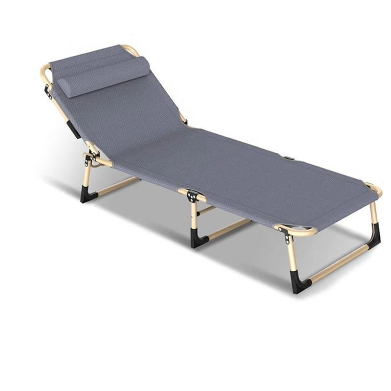 Folding Portable Camping Cot, Sleeping Bed Indoor&Outdoor Folding Bed for Travel and Office