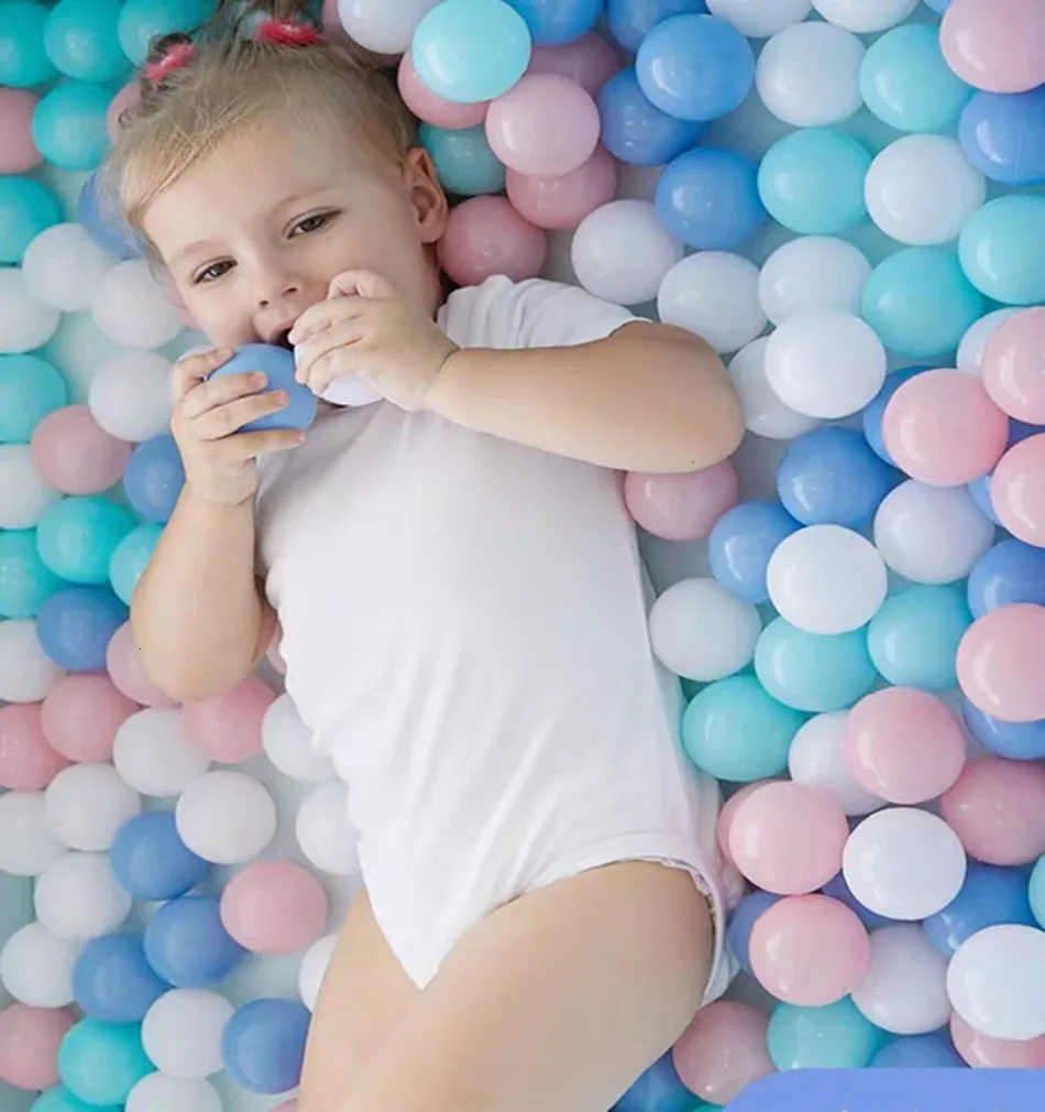 Eco-Friendly Soft Playground Pit Ball Transparent Ocean Ball Colorful Water Bath Wave Ball Toys For Children Kid Baby