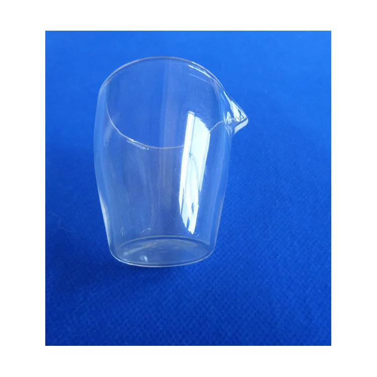 Customized High purity  heat resistance  quartz glass crucible Transparent  quartz crucible