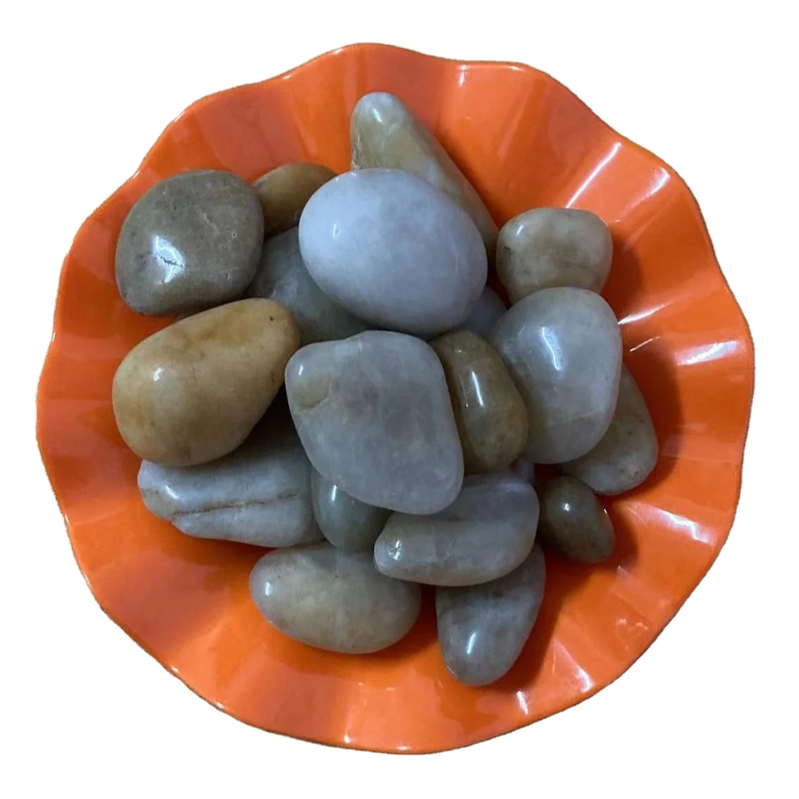  Best price colored pebble stone for