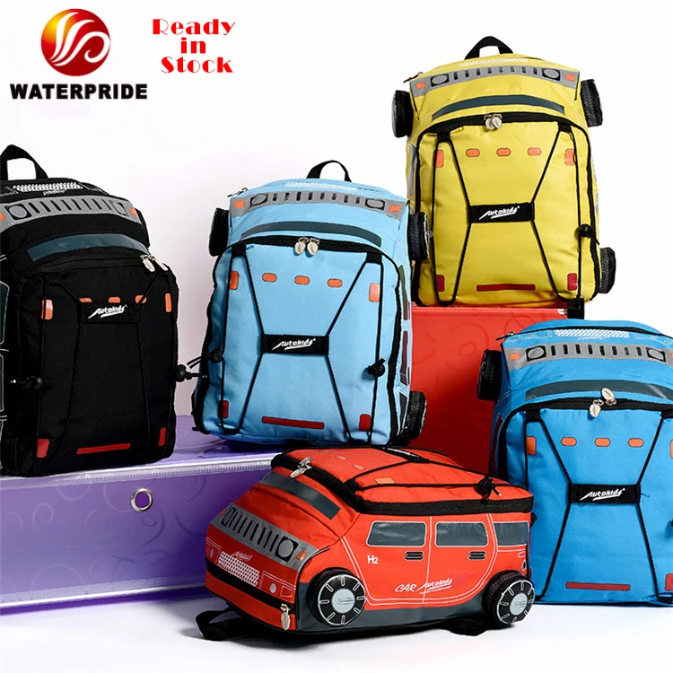 Customize 3D HUMMER CAR SHAPE CHILDREN BACKPACK truck car design kid backpack funny backpack for kids school bag boy