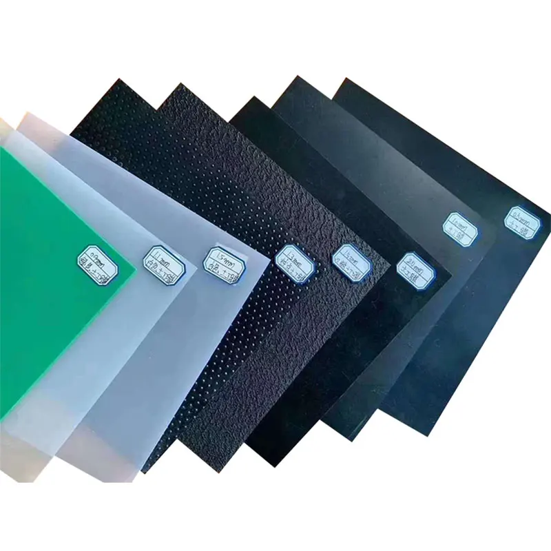 20 mil Polyethylene HDPE Geomembrane Fish Pond liner Aquaculture liner Project and Fish Growing Tank