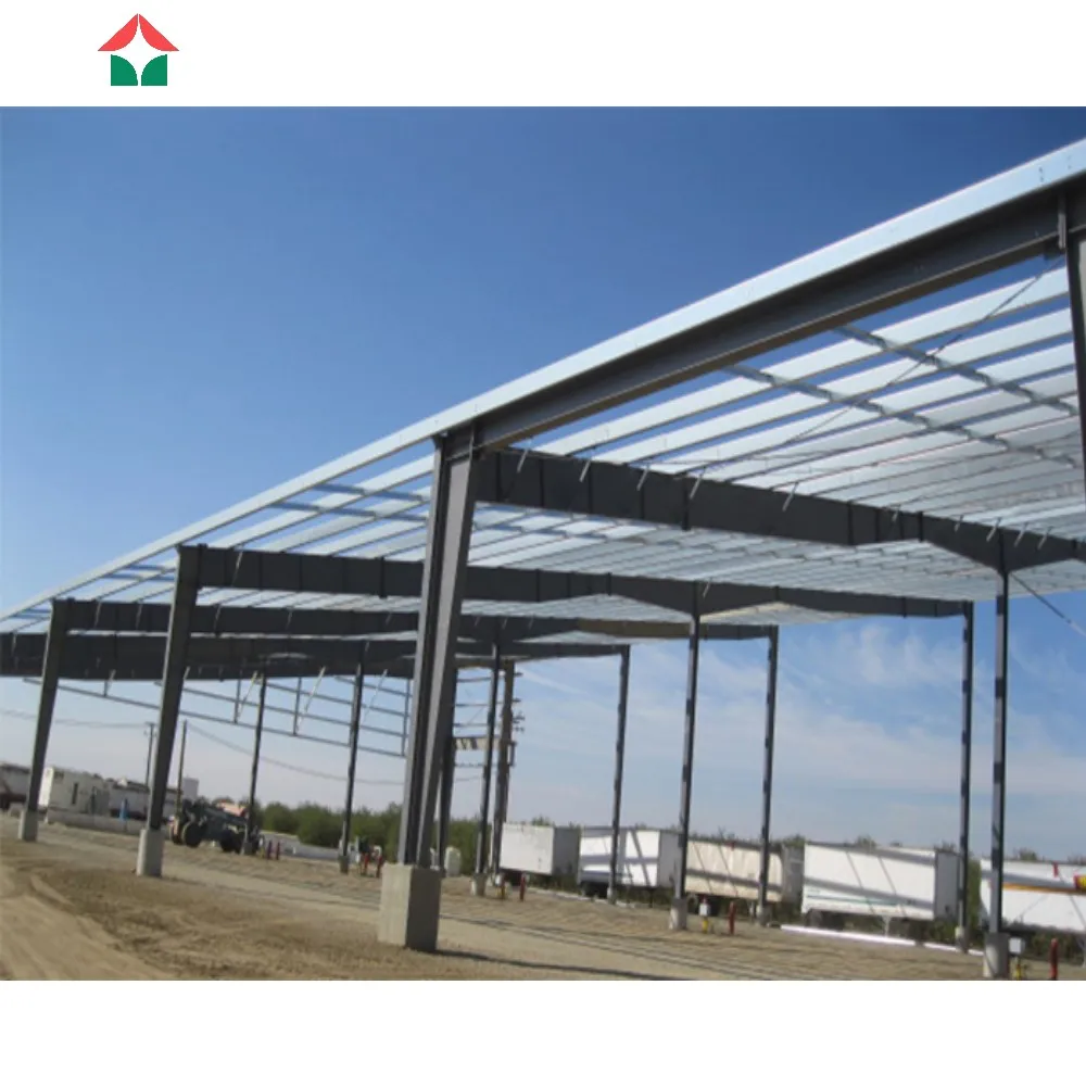 Easy Install Cow Shed Goat Sheds Prefabricated Cattle Farming House Barn Cow Hangar Shed Steel Structure