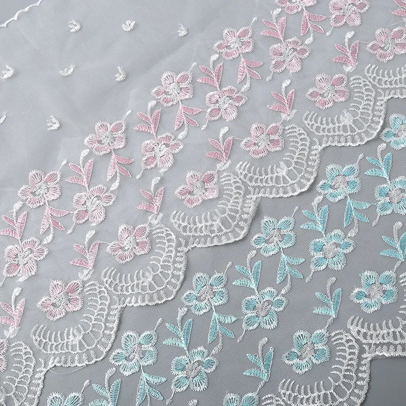 Guipure Lace Fabric for Wedding Lace LTZ080 High Quality Embroidered 2023 Hot Sales Europe and America Lace Polyester 32CM Width