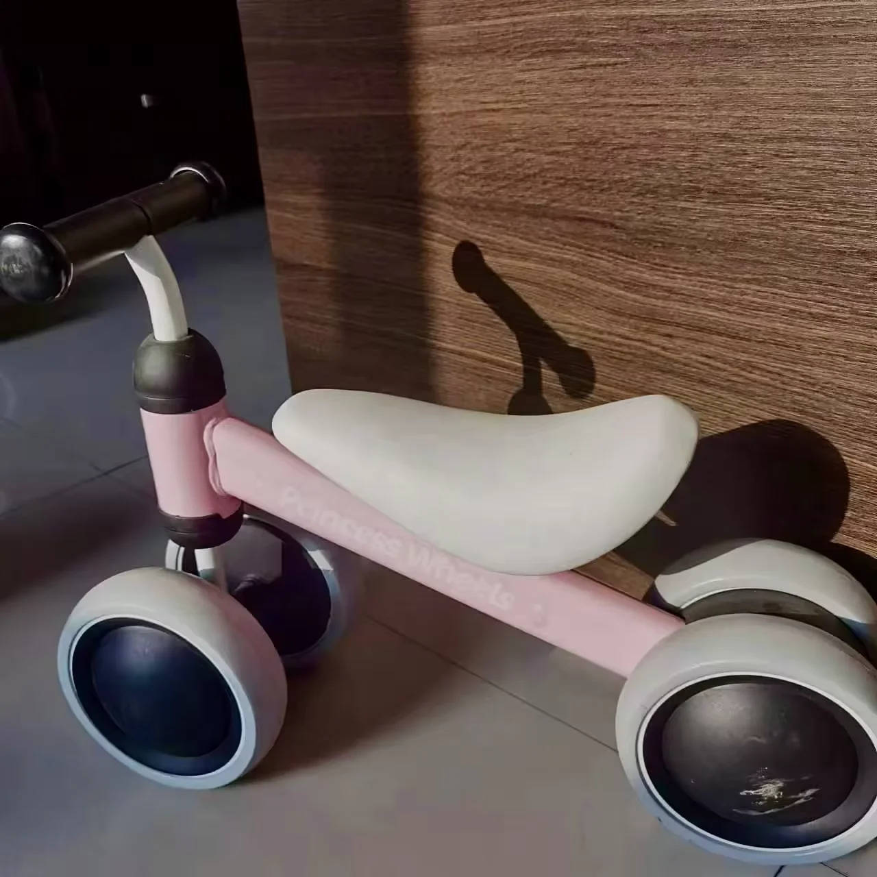 0-12Months Infant Baby Toys Gift Walker Kids Balance Bike Bicycle 4 PP Wheels Children Toddler Car Push Running Bike