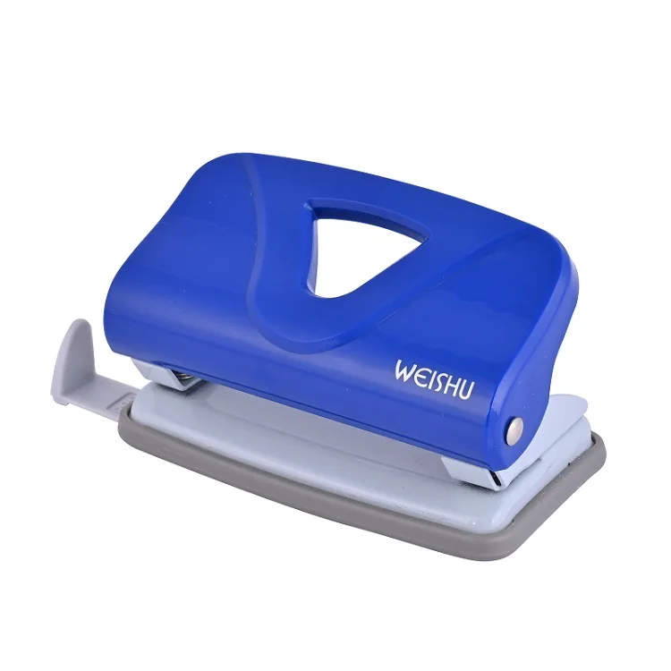 Assorted Color Two Holes Plastic Punch 80 Mm Two-hole Punch 10 Sheets Hole Puncher