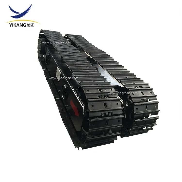 High Quality 30 tons load capacity of Steel Undercarriage with hydraulic motor for Heavy Construction Machinery Spare Parts